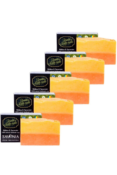 Savonia Set 5 buc - Sapun Roinita si Menta Creata,