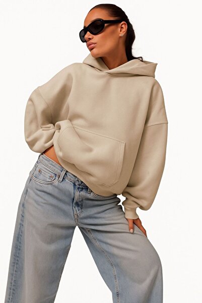 BENROMA 3 szálas fésült pamut unisex kapucnis pulóver