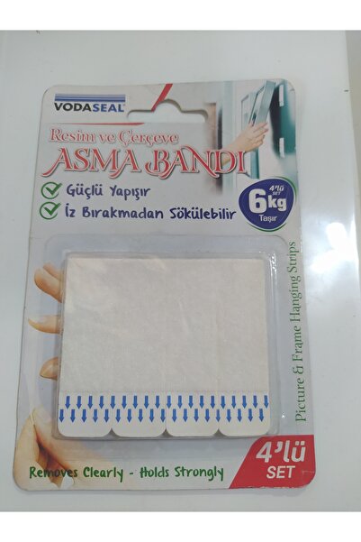 abnturk 4lü 6kg yük Kapasitesi Resim Ve Çerçeve Asma Bandı