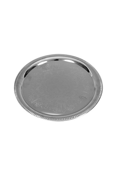 WEBER Round Chrome Tray 35 cm
