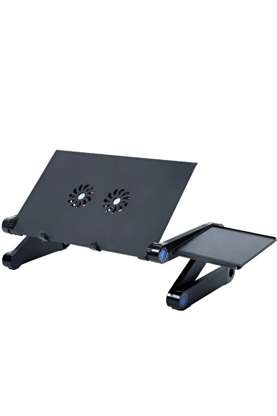 NEO Ρυθμιζόμενο γραφείο φορητού υπολογιστή από αλουμίνιο NEO™ με mouse pad και ψύκτη ψύξης