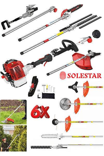 Genel Markalar SoleStar Çok Fonksiyonlu 20HPX Motorlu 6IN1 Kafalı COMBO Set 6...