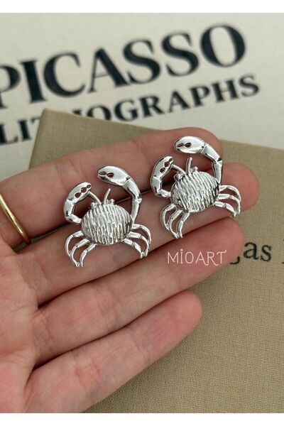 MioArt Deniz Temalı Yengeç/Akrep Küpe