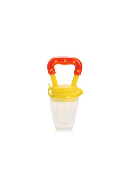 NEO Pacifier with fruit and vegetable compartment, Neo™ BbyBoom®, Silicone, BPA free, Yellow/Red