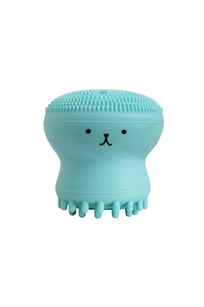 NEO Silicone facial cleansing and exfoliating device with absorbent sponge, opens pores and removes