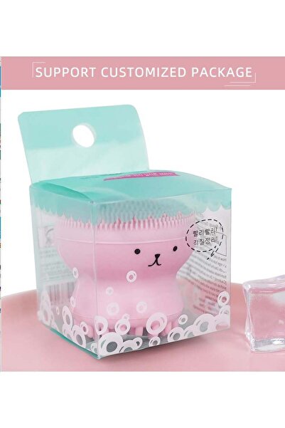 NEO Silicone facial cleansing and exfoliating device with absorbent sponge, opens pores and removes