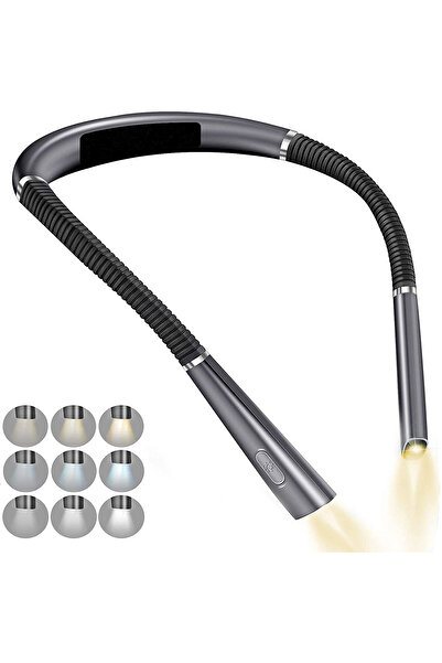 NEO Zggzerg Neck-Mounted Reading Light with 3 LED Light Types and 3 Intensity Levels