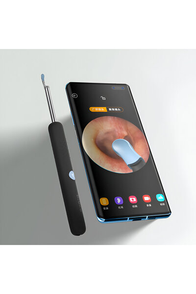 NEO Aparat pentru Curatat Urechile Wireless, Camera Full HD, 1296P, Otoscop, Set 12 Instrumente de Indep