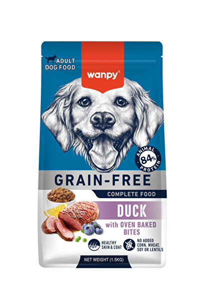 Wanpy Ördekli Tahılsız Yetişkin Köpek Maması 1.5 Kg