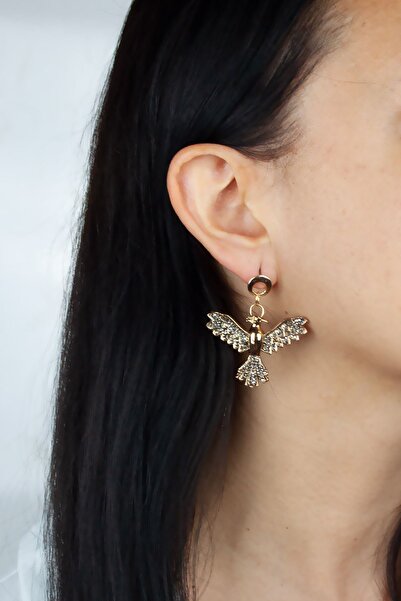 Liveyn Design Zircon Stone Phoenix Bird Earrings