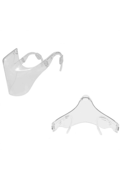 NEO Face mask for nose and mouth for women, Half, transparent, lightweight, disinfectable, reuti