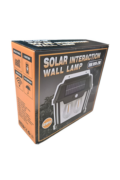 NEO Solar Wall Lamp, with 2 LED Bulbs, Motion Sensor, 3 Light Modes, Neo™