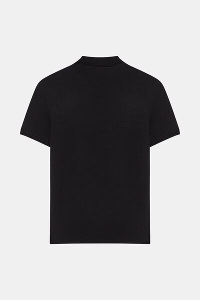 W Collection SİYAH POLO YAKA T-SHİRT