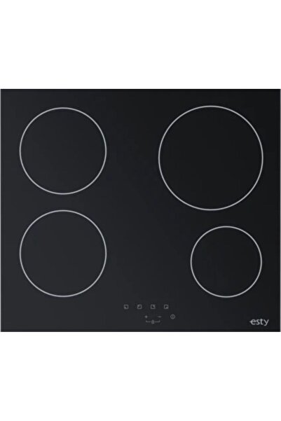 Esty Elektrikli Ocaklı Siyah Ankastre Set (AEF6601B03 - AVO8210B01 - 3480 SİYAH RESETLİ)