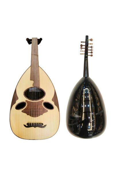 KARAZ MUSIC Oud musical island face cedar back walnut fingerboard walnut strings labela americana