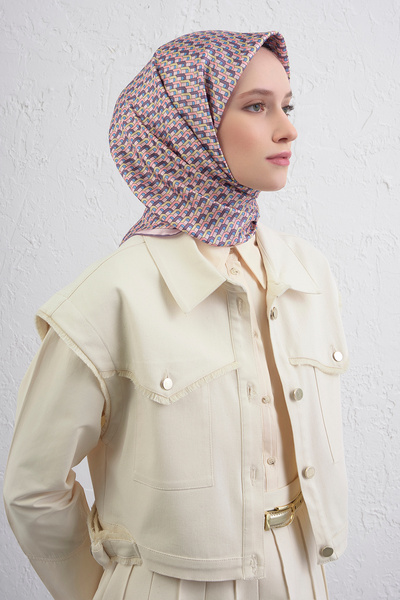 Armine Silk Scarf 9417D (Twill)-37