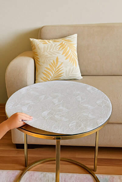 Rona Home Κάλυμμα τραπεζιού σαλονιού 3 τεμαχίων, αντιολισθητικό, ανθεκτικό στους λεκέδες, κομψό μοντέρνο σχέδιο, κάλυμμα πολυτελείας για σαλόνι και σαλόνι