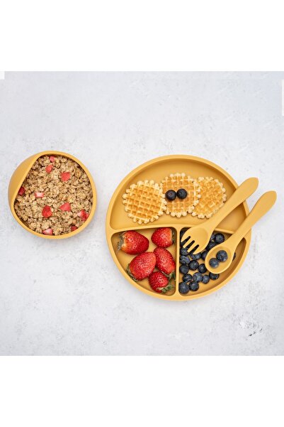 JollyMag Set Diversificare, AppeKids, 100% Silicon, Basic - Honey