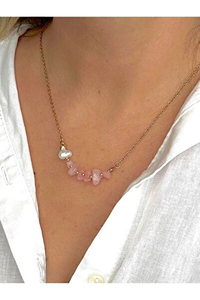 NevoAccessory قلادة ضوء القمر واللؤلؤ الأرجواني