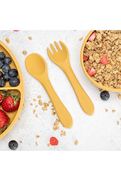 JollyMag Set Diversificare, AppeKids, 100% Silicon, Basic - Honey