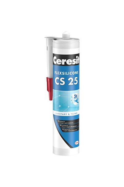 JollyMag Ceresit CS 25 Sanitary Silicone interior, gray, 280 ml