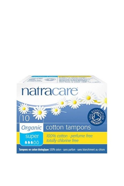 JollyMag Natracare super organic internal tampons, 10 pcs