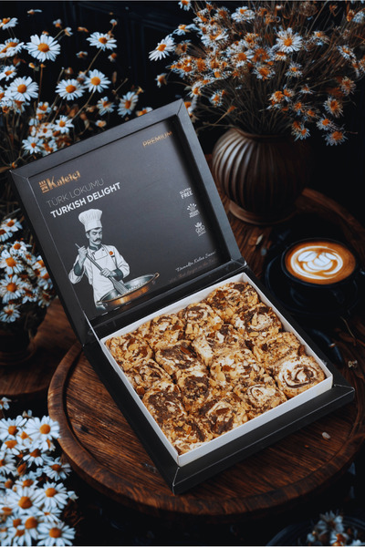 Kaleiçi Premium Delight لوكومي تركي فاخر من اللوز المكسر - 625 جرام