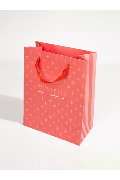 Share the Love Happy Birthday, Large Gift Bag, Red
