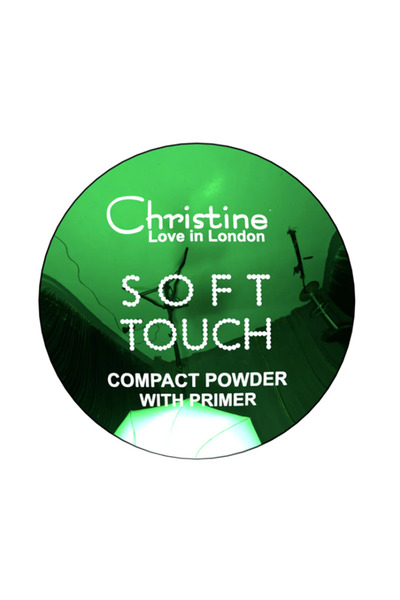 Christine soft touch compact powder with primer No.01