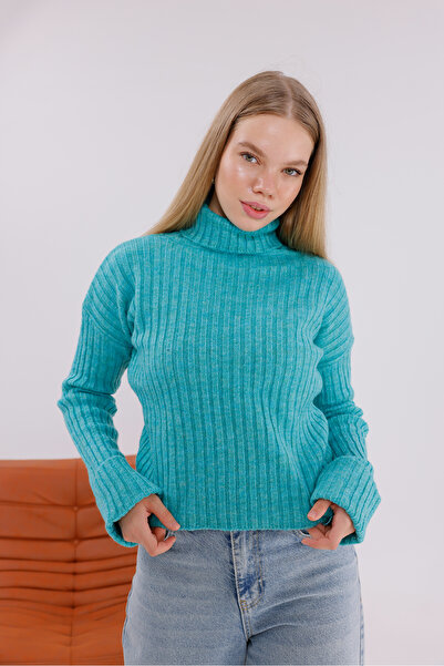 BLUSS Women's Turtleneck Knit Sweater: the Favorite of Cold Days