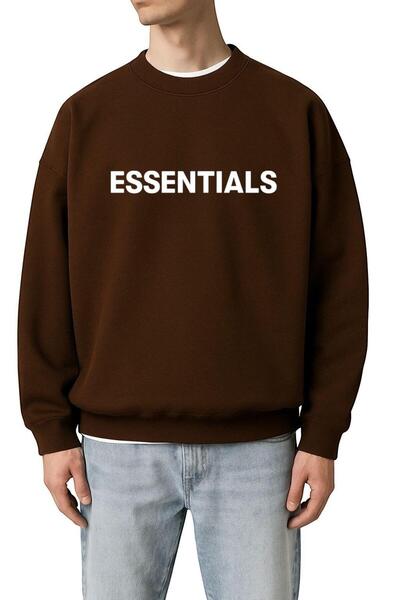 DM DOLCE MORE Hanorac unisex cu imprimeu ESSENTIALS din bumbac pieptănat cu 3...