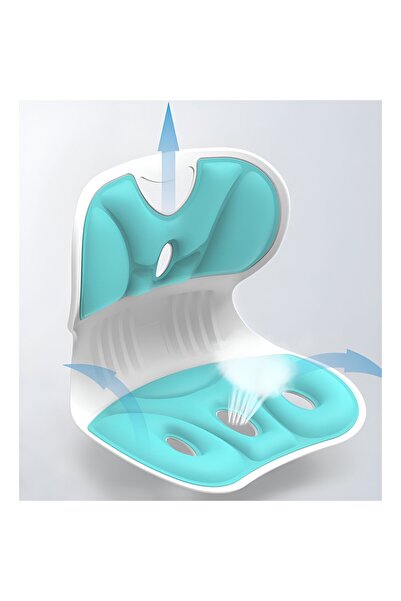 Flippy Chair Support, Flippy, Portable, Ergonomic, Pain Relief, Breathable, 32x29x28 cm, Size S, Green