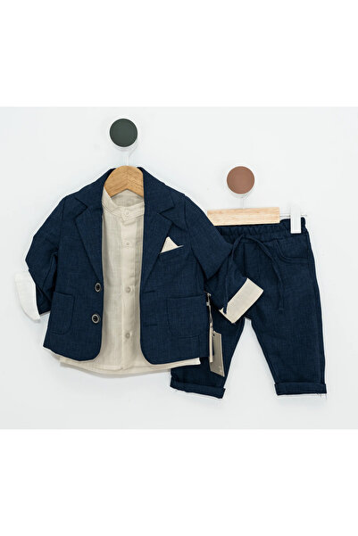 Mamboo Ținută bebeluș băiețel cu cămașă stil tunică