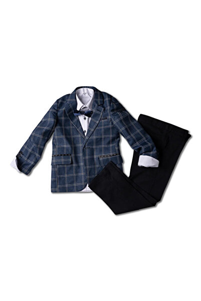 Mamboo Elegant Ceremony Suit for Boys with Shirt and Bow Tie
