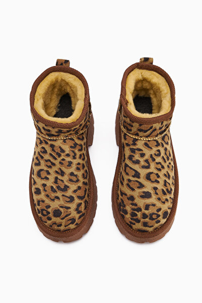 İncimoda Classic Ultra Mini New Heights Kısa Bilek Içi Kürklü Platform Taban Günlük Bot