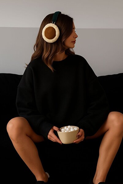 BENROMA سترة رياضية يونيسكس من القطن الممشط بثلاث خيوط