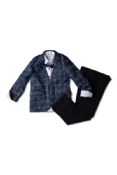 Mamboo Elegant Ceremony Suit for Boys with Shirt and Bow Tie