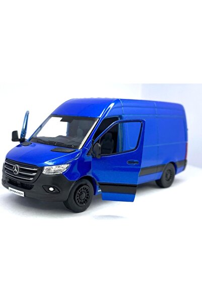 Mıncır Shop Mercedes‑Benz Sprinter 1:48 Scale Die‑Cast Model Car – Pull‑Back, Openable Doors