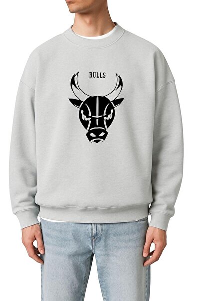 DM DOLCE MORE Hanorac unisex cu 3 fire din bumbac pieptănat cu imprimeu Chica...