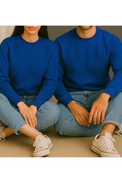 ALPACO Hanorac oversize basic cu guler rotund