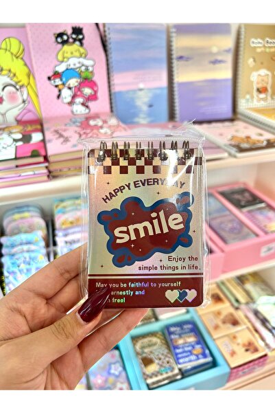 Wisevelya Hologram Smile Happy Everyday Notepad