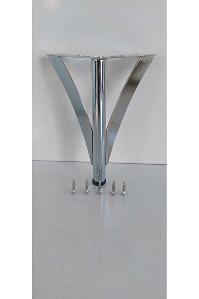 BTC METAL Elegance 15 cm lüks krom metal mobilya ayağı