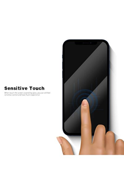 Flippy Tempered Glass Screen Protector for Apple iPhone 15, Super HD, Anti-static, Black Edges