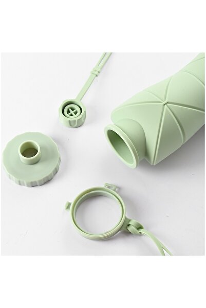 Flippy Foldable Water Bottle, silicone, reusable, heat-resistant, easy to store and carry, 22 x 7.8