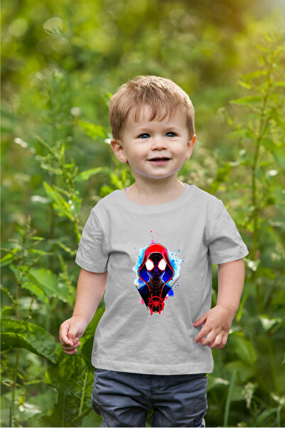 oneagılyazı Spider Man Printed Children's Oversize T-Shirt