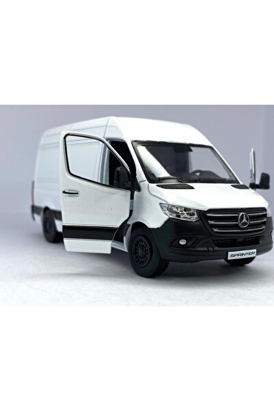 Mıncır Shop سيارة مرسيدس-بنز سبرينتر مصبوبة بمقياس 1:48 - قابلة للسحب والتحري...
