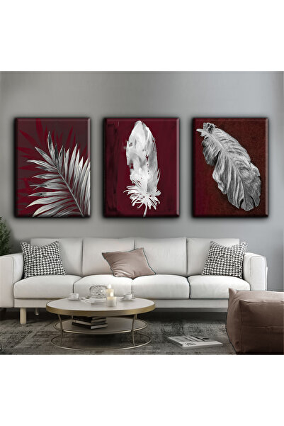 Harikabirev TABLO ABSTRACT CU PĂRĂ DE PĂRĂ DE PĂRĂ DE CULOARE MARO-GRĂ | TABL...