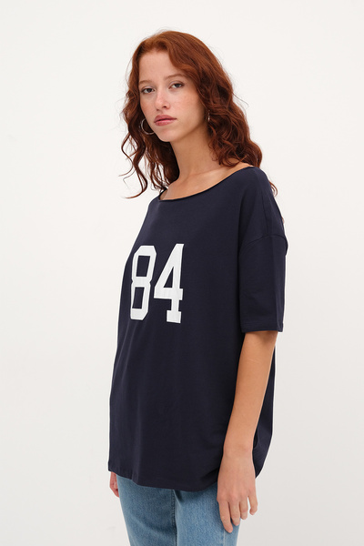 Addax 84 Τυπωμένο μπλουζάκι P1832