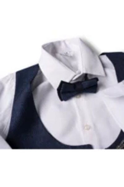 Mamboo Set Chic pentru Băieți cu Vestă și Papion