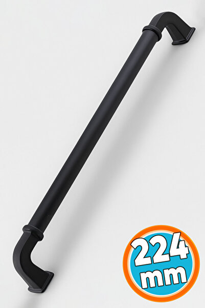 NZB Mobilya Çekmece Mutfak Dolabı Dolap Kapak Kulp Kulb Kulpu Metal Mat Siyah...